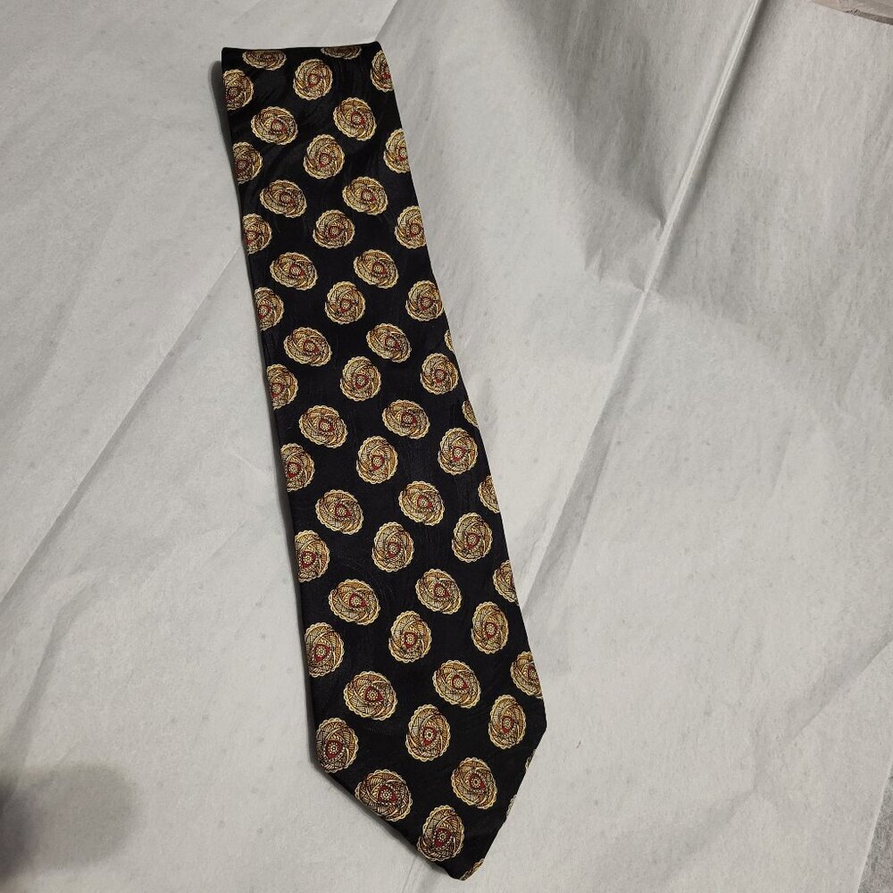 ENZO FELINI SILK TIE ROME/PARIS